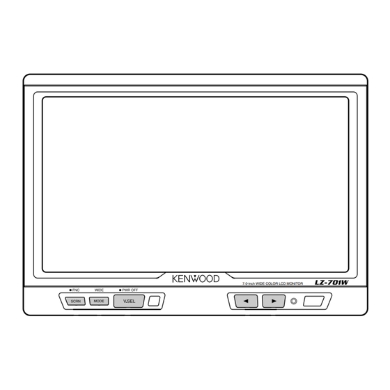 Kenwood LZ-701W Service Manual