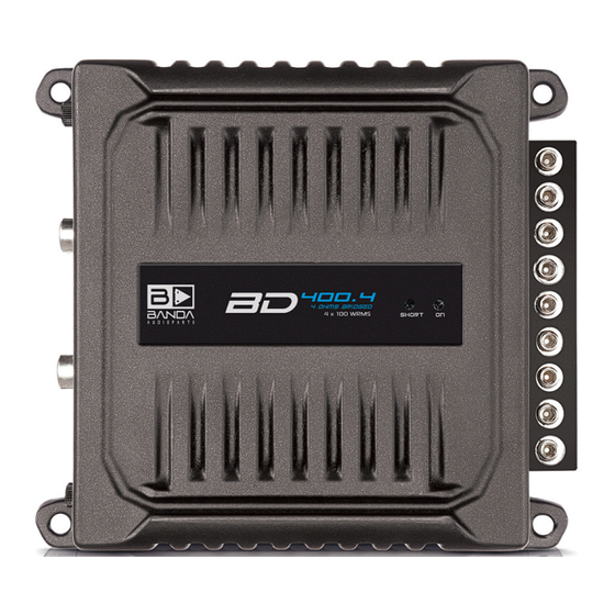 Banda Audioparts BD400.4 Instruction Manual