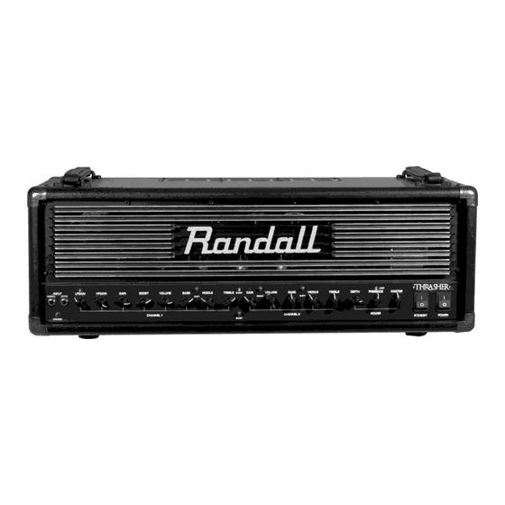 Randall Thrasher Operation Manual