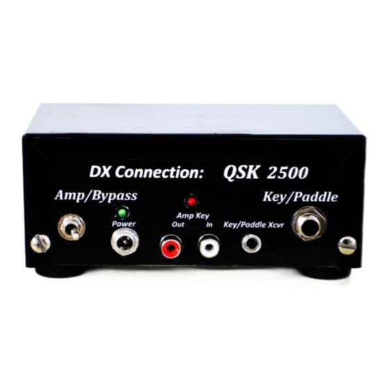DX Connection QSK 2500 Instruction Manual