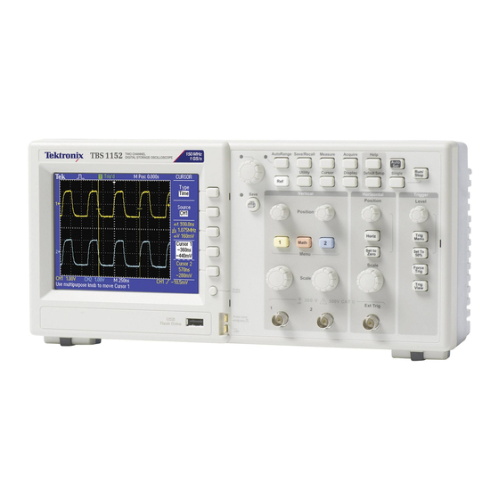 Tektronix TBS1022 Security Instructions