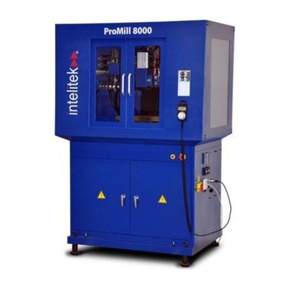 Intelitek ProMill 8000 User Manual