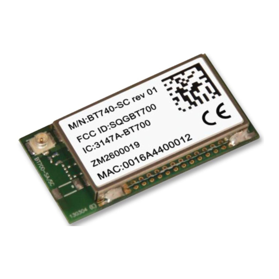 Laird BT740-SA Manuals