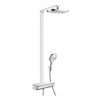 Hans Grohe Raindance Select 2jet Showerpipe EcoSmart 27282000 Instructions For Use/Assembly Instructions