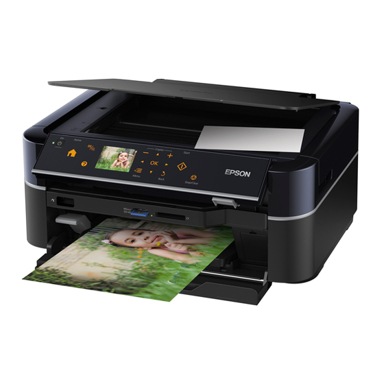 Epson Artisan 635 Quick Start Manual