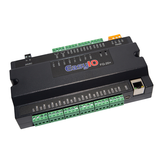 EasyIO FG Series User Manual