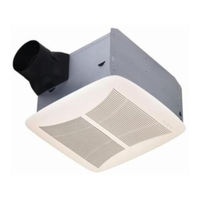 NuTone ULTRA SILENT QTRN050F Instructions Manual