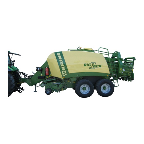 Krone Big Pack 890 Original Operating Instructions