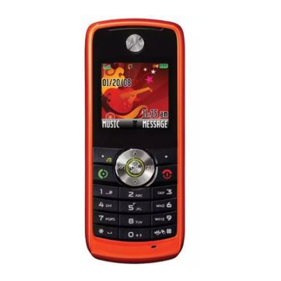 Motorola W230 User Manual