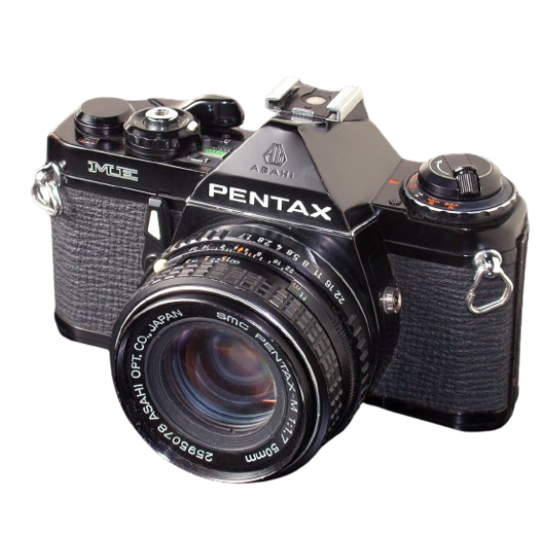 Pentax ME Operating Manual