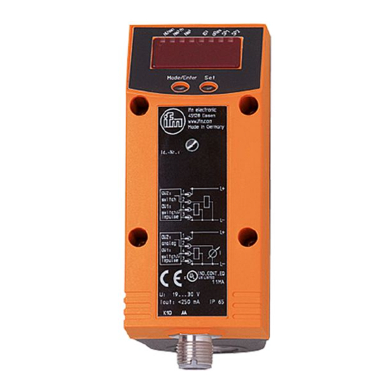 IFM Electronic SD6050 Operating Instructions Manual