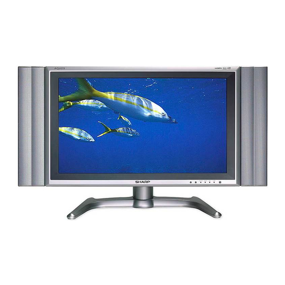 Sharp AQUOS LC-26GA4U Operation Manual