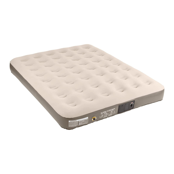 Coleman Quickbed User Manual
