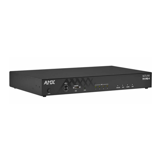AMX TPI-PRO-2 Operation/Reference Manual