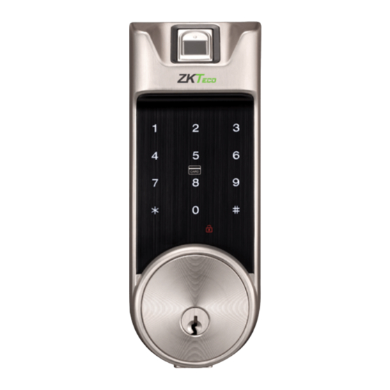 ZKTeco AL40 Series Fingerprint Lock Manuals