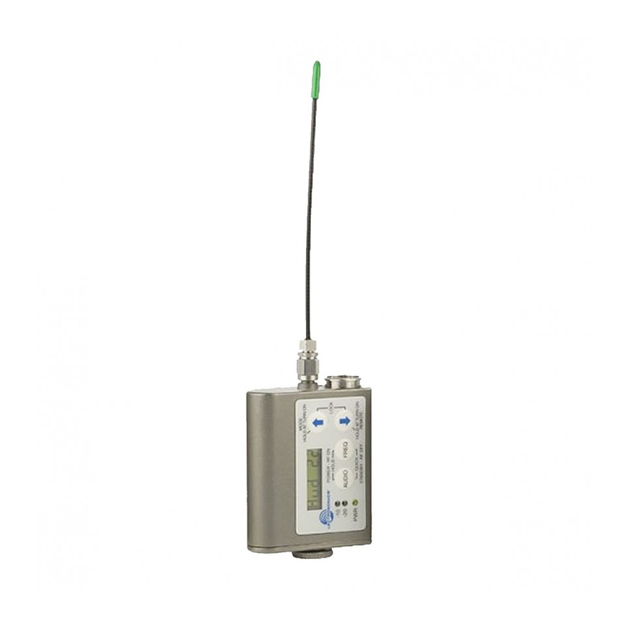 Lectrosonics SMB Series Quick Start Manual