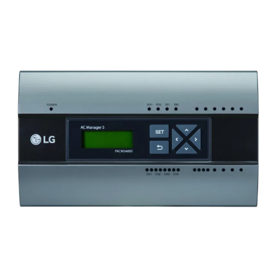 LG AC MANAGER 5 Manuals