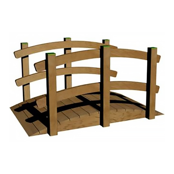 Creative Play TIMBER BRIDGE Installation Instructions Manual