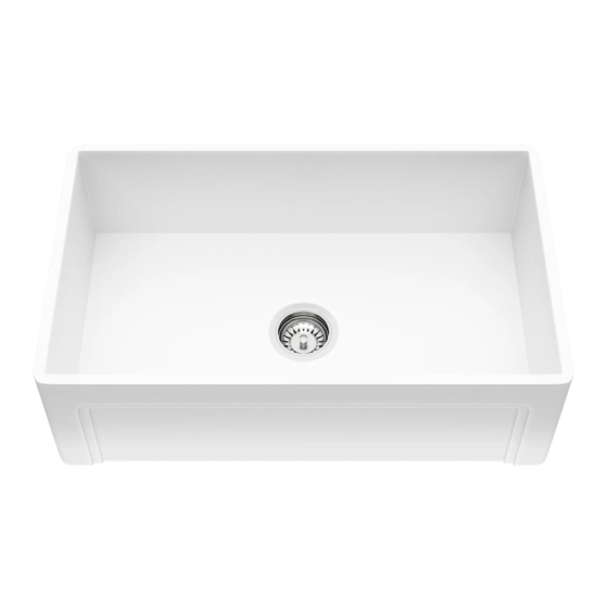VIGO VGRA3018SL Farmhouse Kitchen Sink Manuals