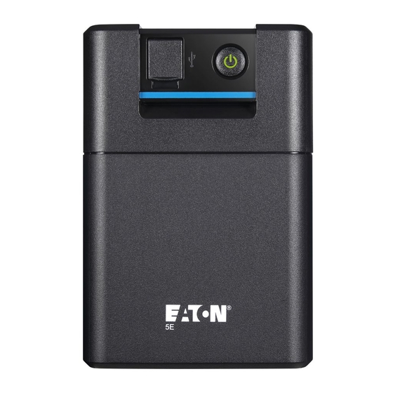 Eaton 5E1600UiAU Advanced User's Manual