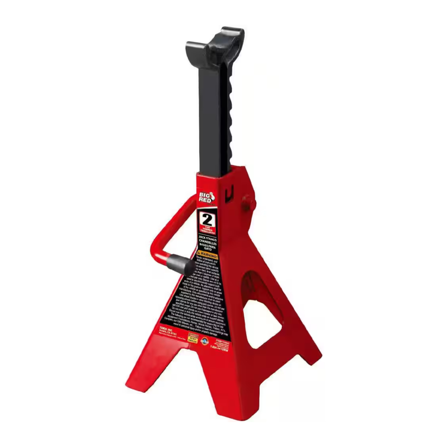 BIG RED JACKS T42002 Manual
