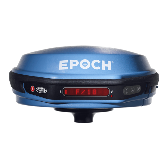Spectra Precision EPOCH 35 User Manual