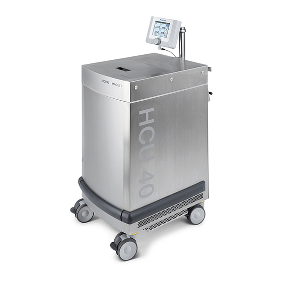 Maquet HCU 40 Instructions For Use Manual