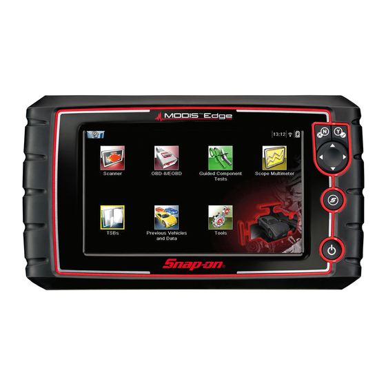 Snap-On MODIS Edge Quick Start Manual