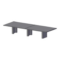 Indiana Furniture One 10 Standard Top Conference Table Assembly Instructions