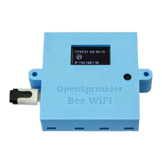 OpenSprinkler OSBee User Manual