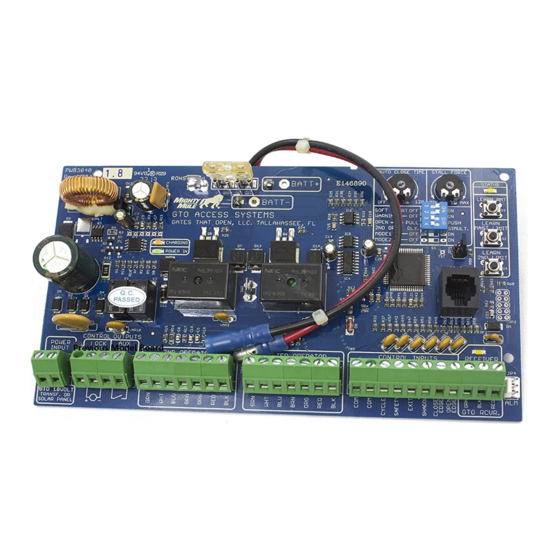GTO PRO3040-G3 Wiring & Programming Instructions Manual
