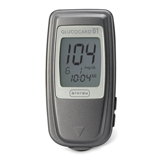 Arkray GLUCOCARD X-METER Quick Start