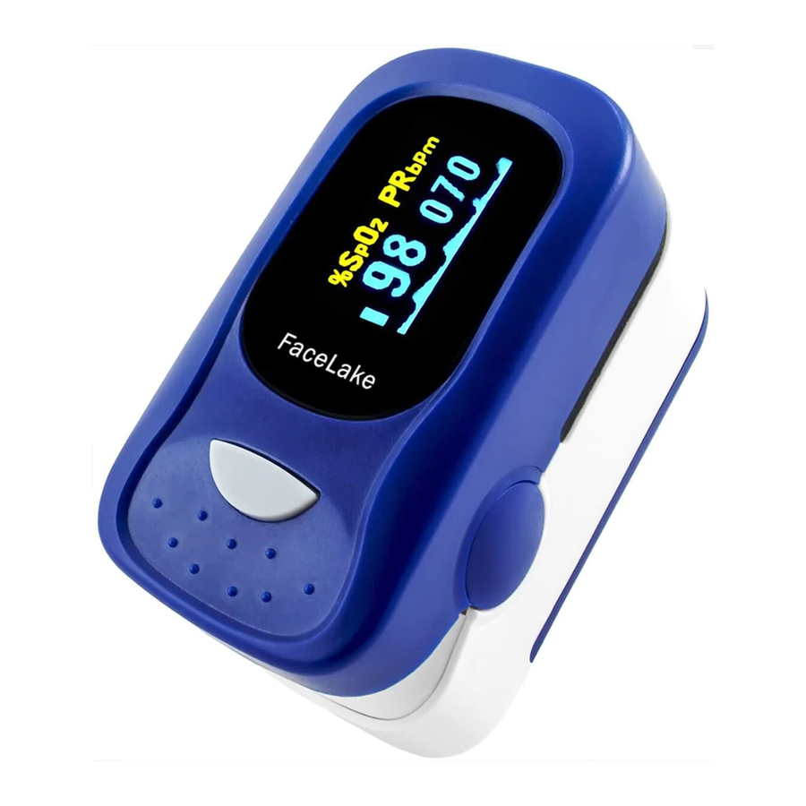 FaceLake FL-100 - Pulse Oximeter Manual | ManualsLib