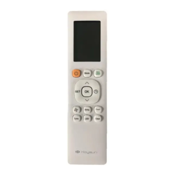 Kaysun KID-05.1 S User Manual