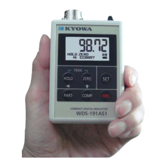 KYOWA WDS-190AS1E Instruction Manual