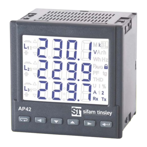 Sifam Tinsley AP42 Manuals
