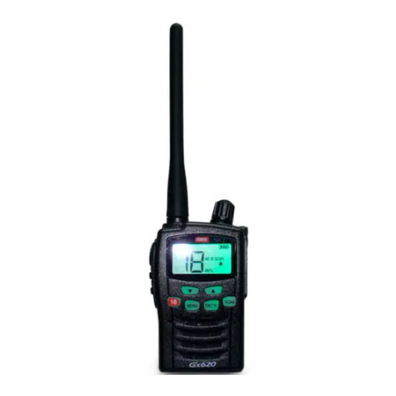 GME GX620 VHF Instruction Manual