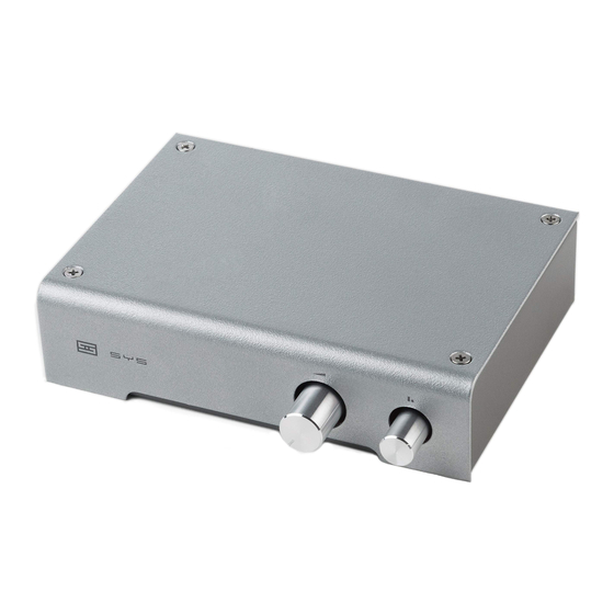 Schiit SYS Owner's Manual