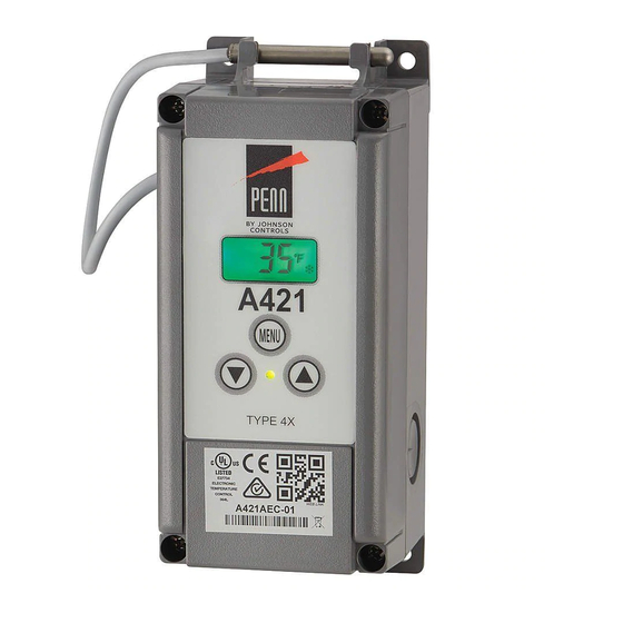 Penn A421AEC-02C Installation Manual