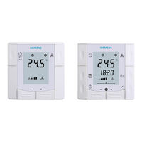 Siemens RDF400 Series Manual