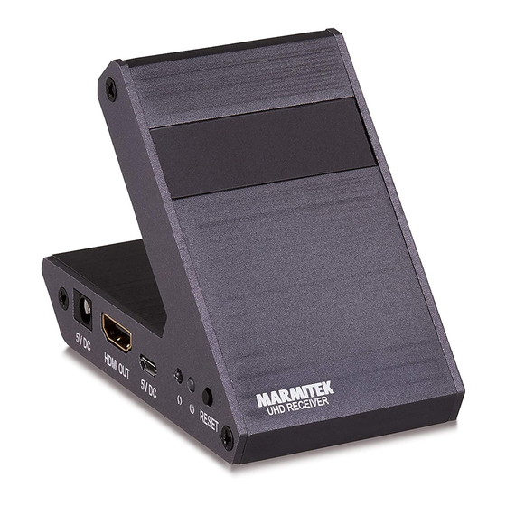 User Manuals: Marmitek GigaView 911 UHD HDMI Extender