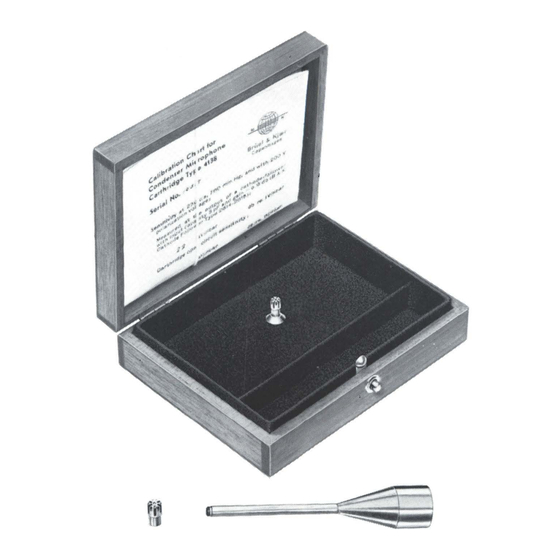 BRUEL & KJAER 4138 Instructions And Applications