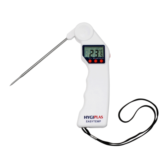 HYGIPLAS Easytemp Instruction Manual