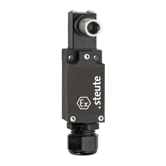 steute Ex 95 SB Mounting And Wiring Instructions