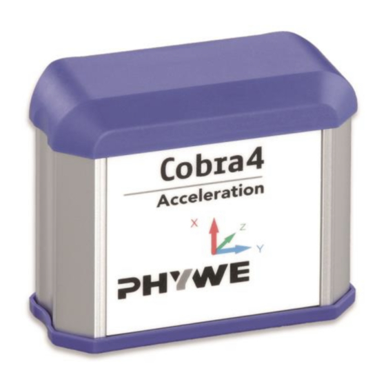 PHYWE Cobra4 Operating Instructions