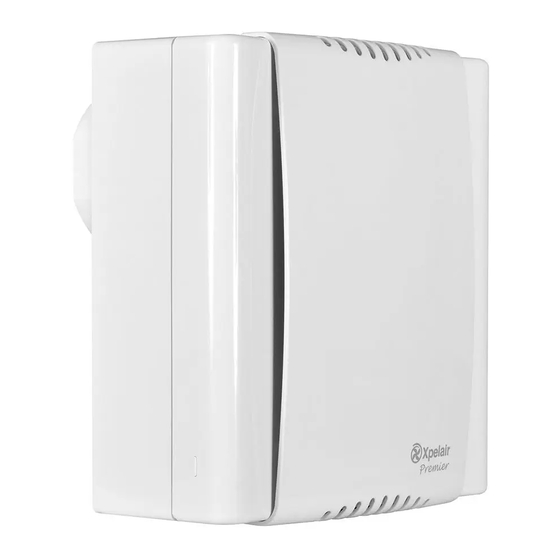 Xpelair LVCF20 Installation And Maintenance Instructions