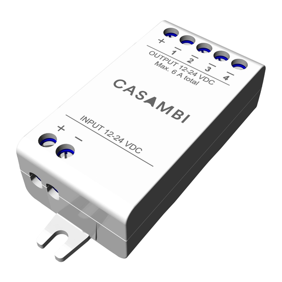 Casambi CBU-PWM4 Installation Manual