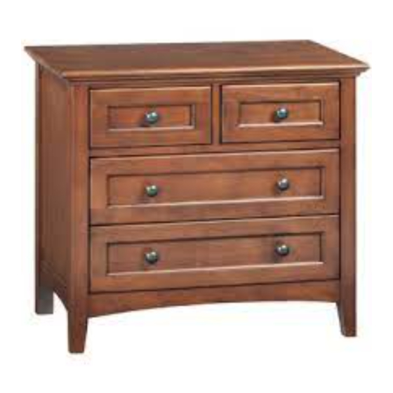 Whittier Wood Furniture McKenzie 1113GACa Assembly Instructions Manual