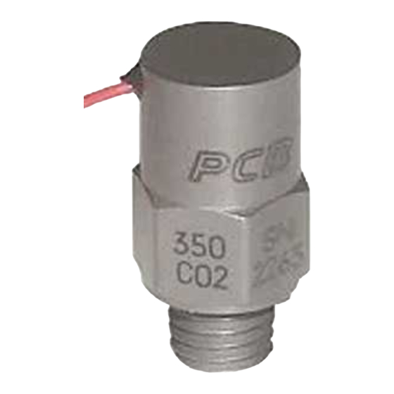 PCB Piezotronics ICP 350C02 Installation And Operating Manual