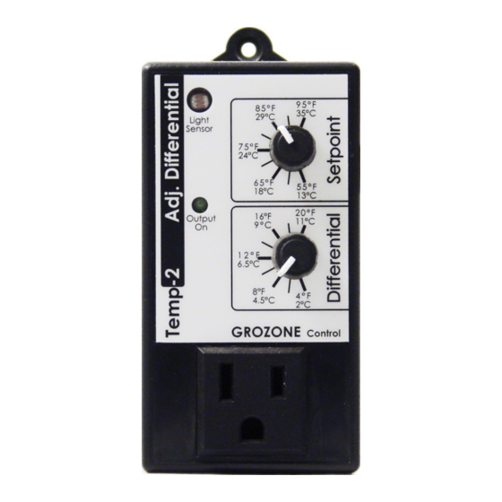 Grozone Control Temp-2 User Manual